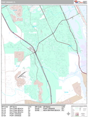 Port Orange Digital Map Premium Style